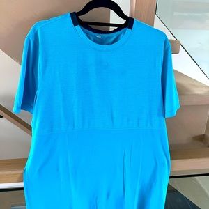Lululemon Mens XL workout Shirts, turquoise